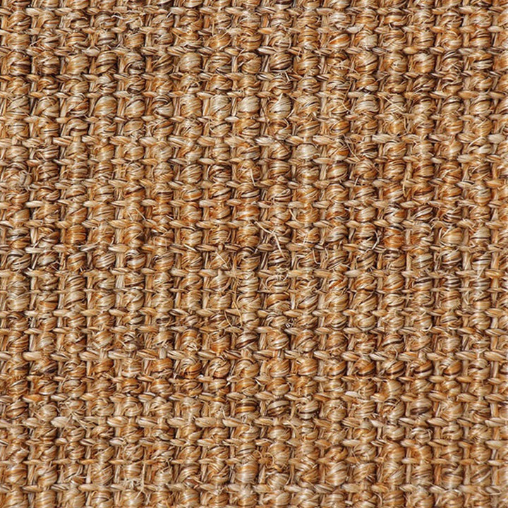 BowLift | Brown Solid Color Rug Sisal Country Rug Pet Friendly Washable Non-Slip Rug for Bedroom