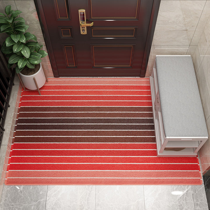 Decorative Striped Outdoor Mat Bowlift