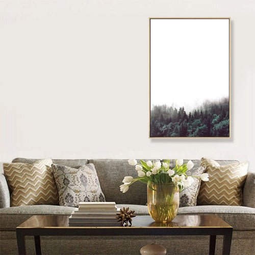 BowLift | Mysterious Forest Canvas Wall Decoration for Seating Area Photo Landscape Wall Decoration