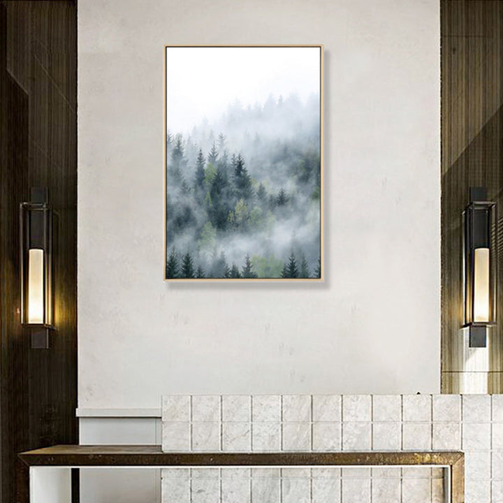 BowLift | Mysterious Forest Canvas Wall Decoration for Seating Area Photo Landscape Wall Decoration