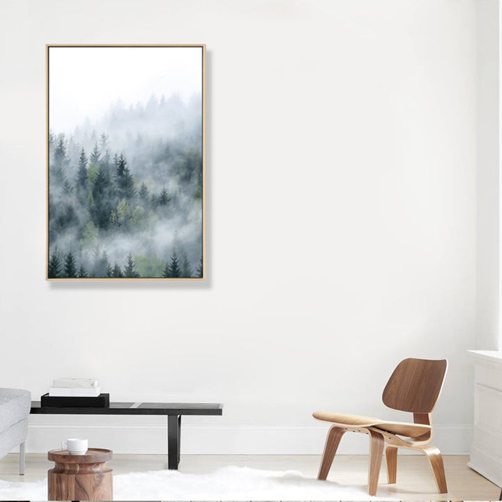 BowLift | Mysterious Forest Canvas Wall Decoration for Seating Area Photo Landscape Wall Decoration