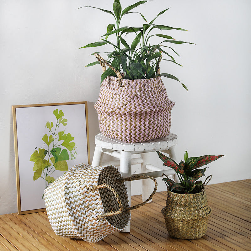 Bohemian Woven Storage Basket Bowlift
