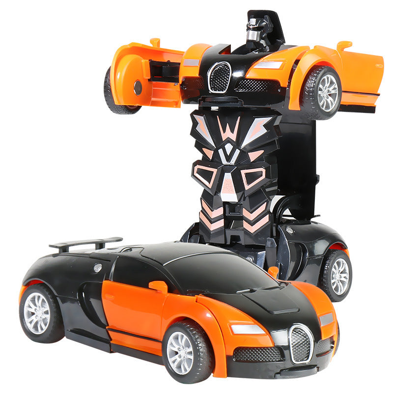 Transforming Racing Robot Car Toy Bowlift