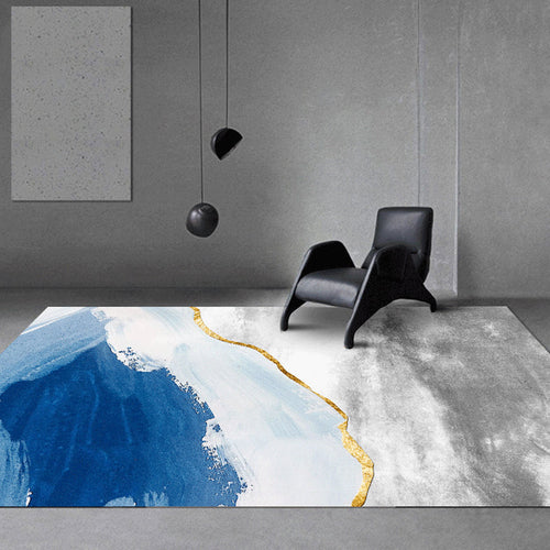 BowLift | Soft Trendy Indoor Dress Multi Color Abstract Pattern Dress Stain Resistant Washable Carpet for Living Room