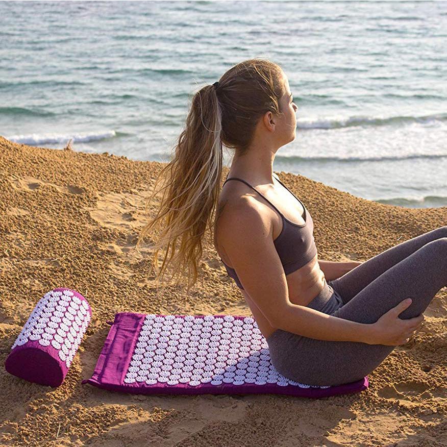 RelaxPress – Acupressuur Yogamat en Kussenset Bowlift
