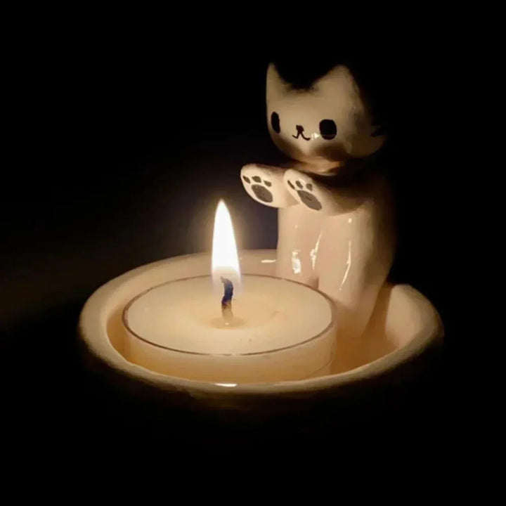 BowLift | Cute Cat Candle Holders