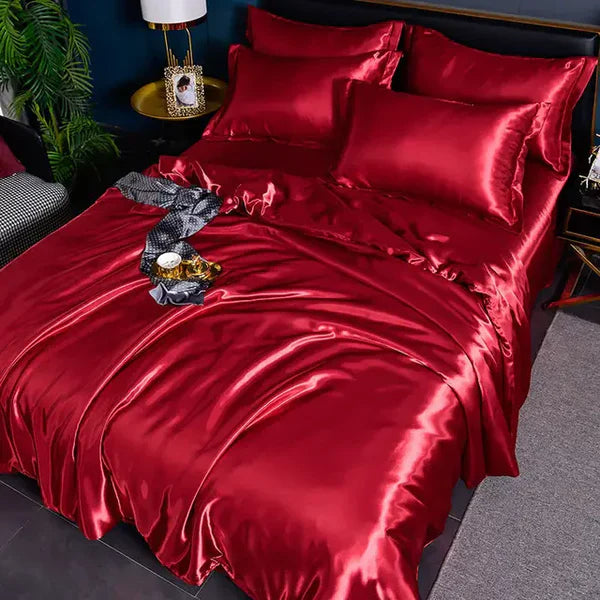 Satin Duvet Cover - Velora | Bowlift