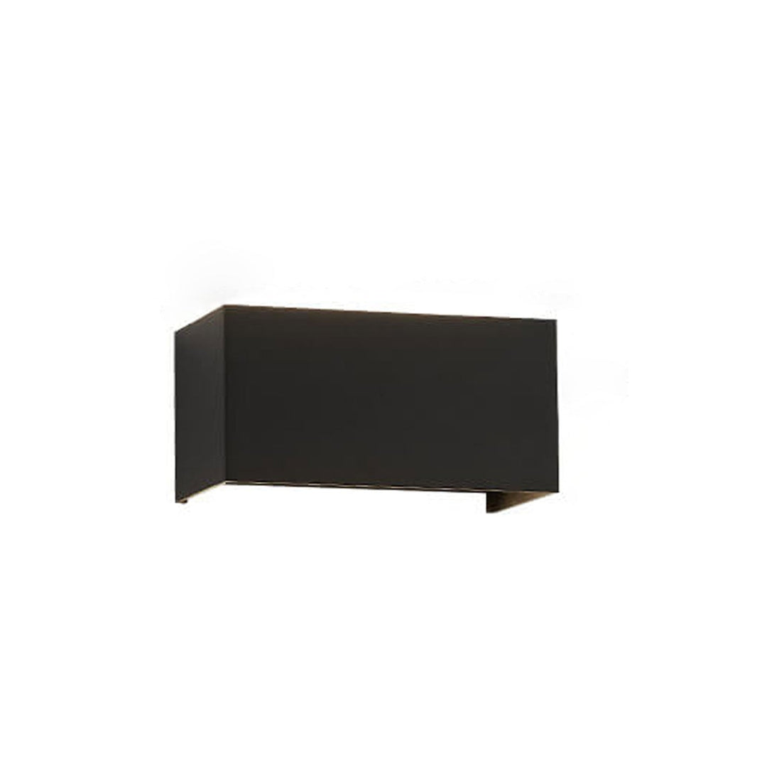 Modern Outdoor Waterproof Rectangular LED Up and Down Illuminated Outdoor Wall Sconce Lamp | Bowlift