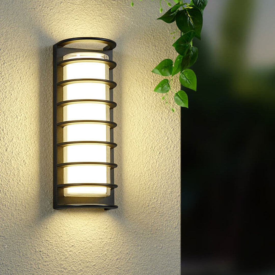 Modern Outdoor Column Waterproof LED Garden Wall Sconce Lamp | Bowlift