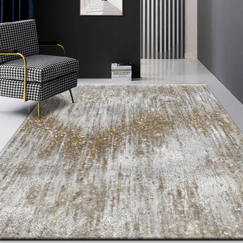 BowLift | Gray industrial indoor carpet polyester abstract carpet washable non-slip carpet for bedroom