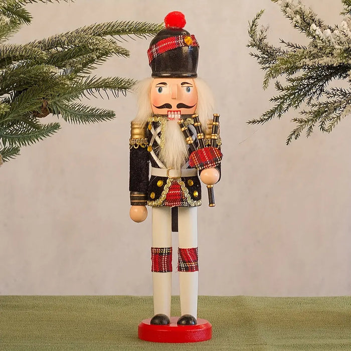 BowLift | NutcrackerJoy - Wooden Nutcracker Soldier Figure for Timeless Christmas Charm