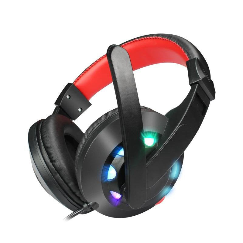 Men's Gaming Headset with Noise-Canceling Microphone Bowlift