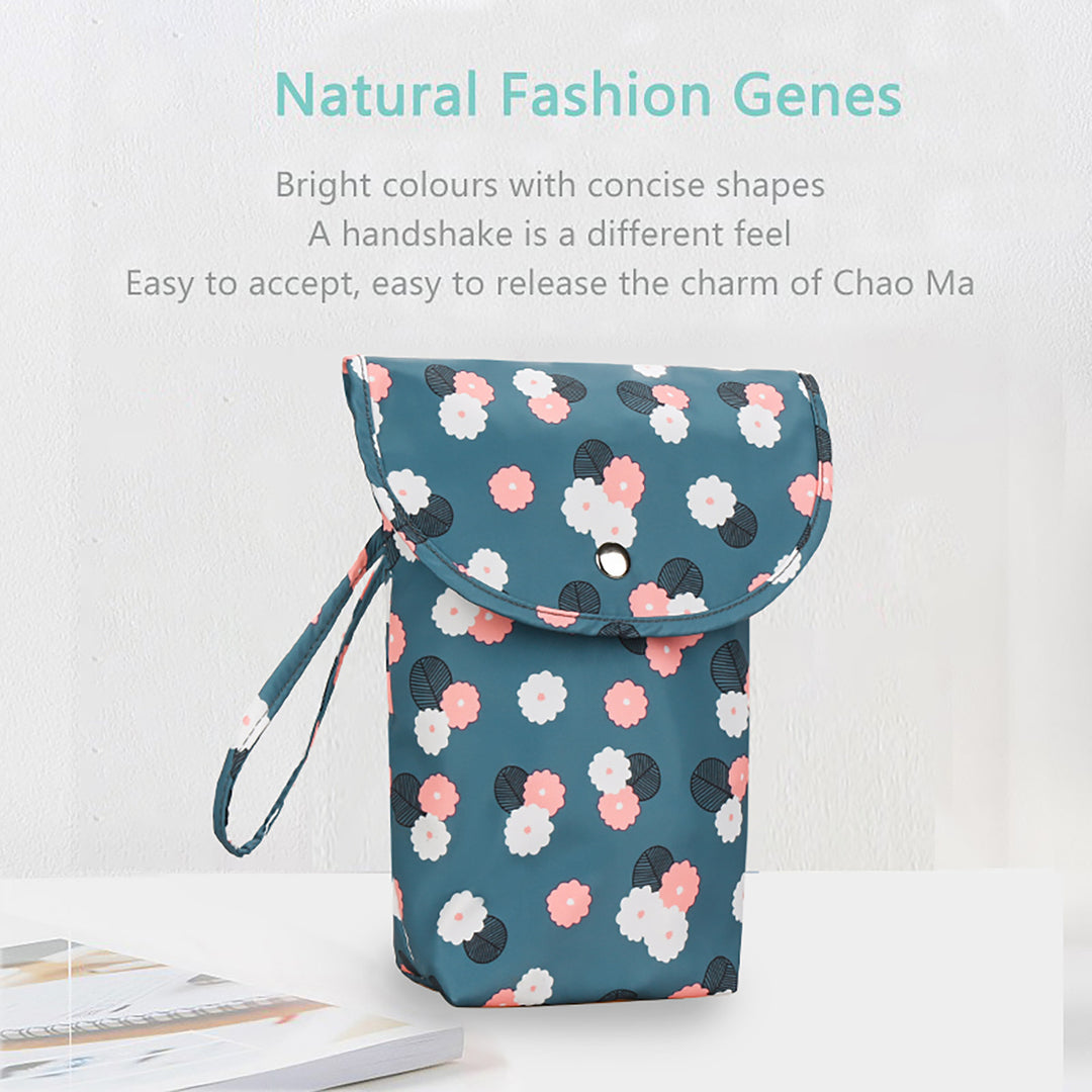 Insulated beverage carrier bag with stylish lemon pattern Bowlift