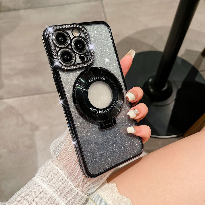 BowLift | Glitter Diamond Magnetic MagSafe Ring Holder for iPhone