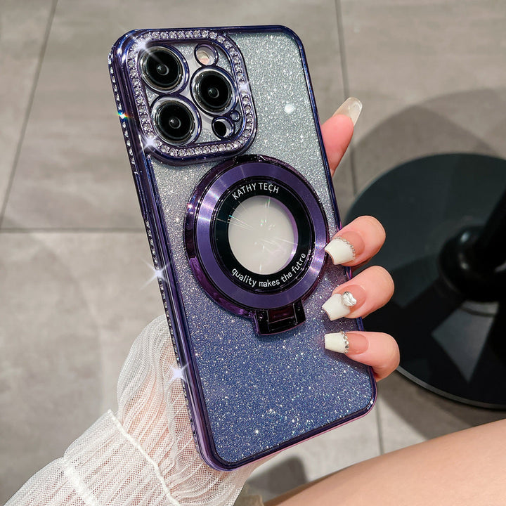 BowLift | Glitter Diamond Magnetic MagSafe Ring Holder for iPhone