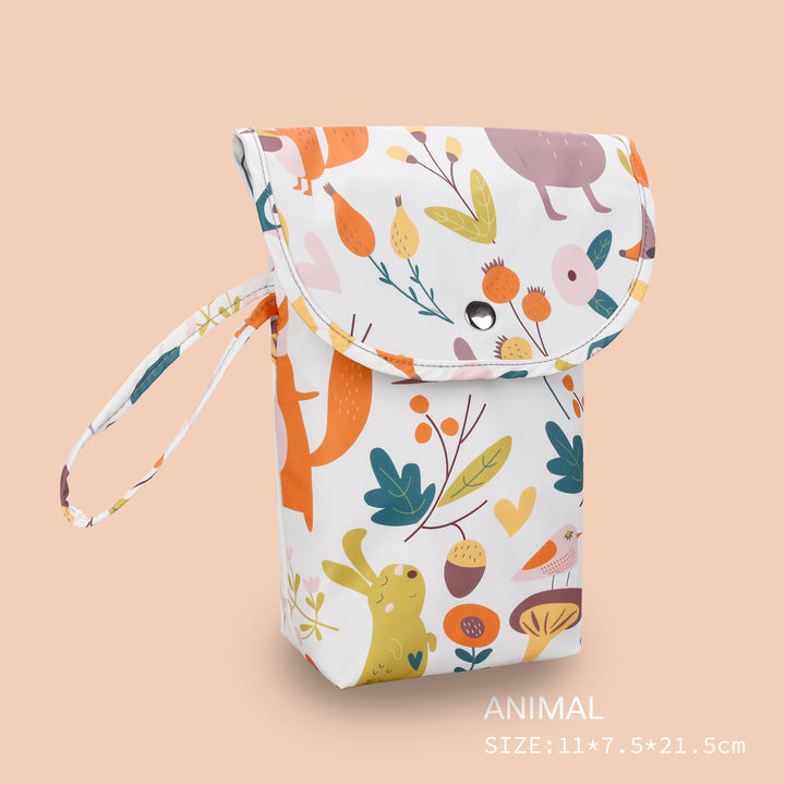 Insulated beverage carrier bag with stylish lemon pattern Bowlift