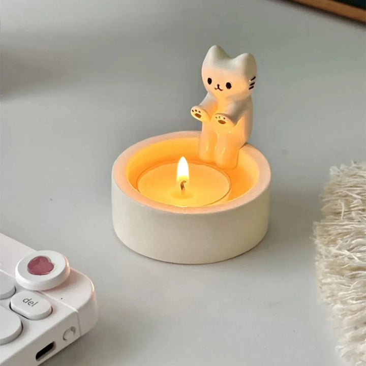 BowLift | Cute Cat Candle Holders