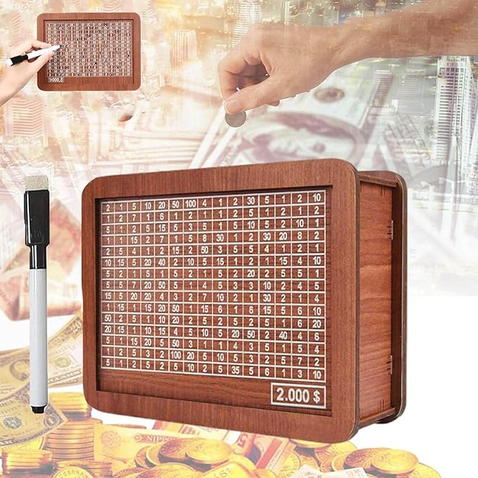 Wooden piggy bank | Effortless savings | Bowlift