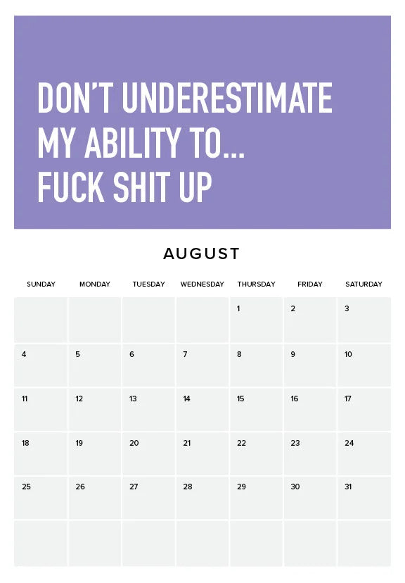 Adulting Is Hard 2024 Wall Calendar | Bowlift