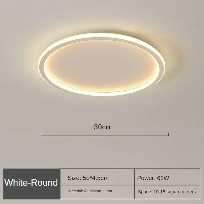 Scandinavian Round Ceiling Lamp - AuroraSphere | Bowlift