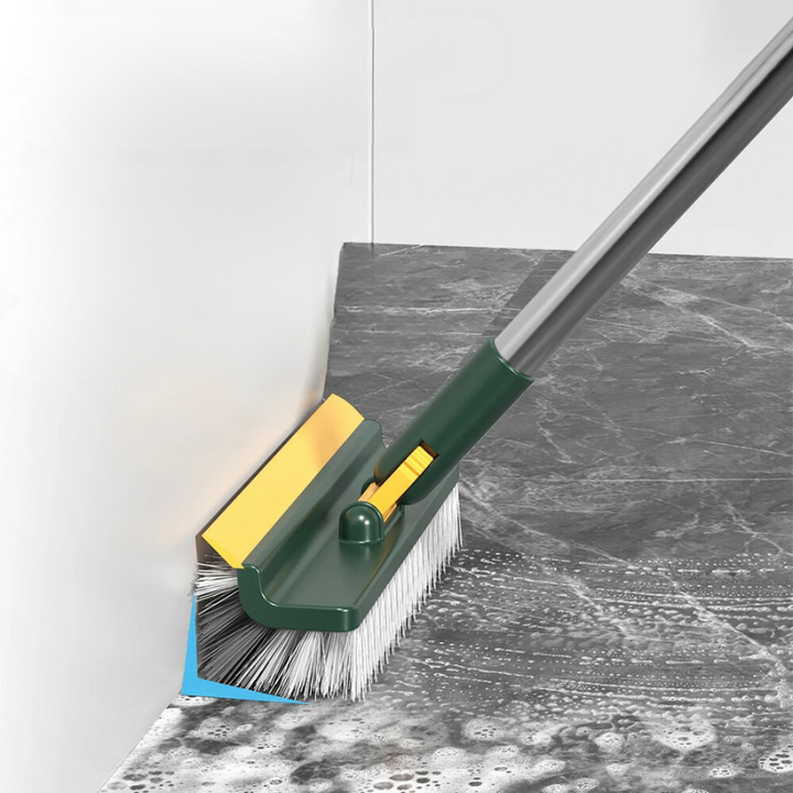 BowLift | Glazora DuoBrush Cleaning Brush | 2-in-1 for Floors & Windows | With Swivel Head & Telescopic Handle | Effortless Cleanliness