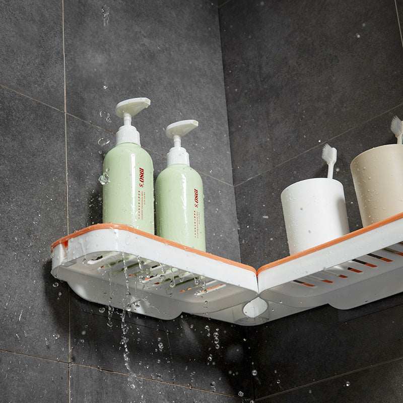 BowLift | Bathroom Corner Punch-Free Rack