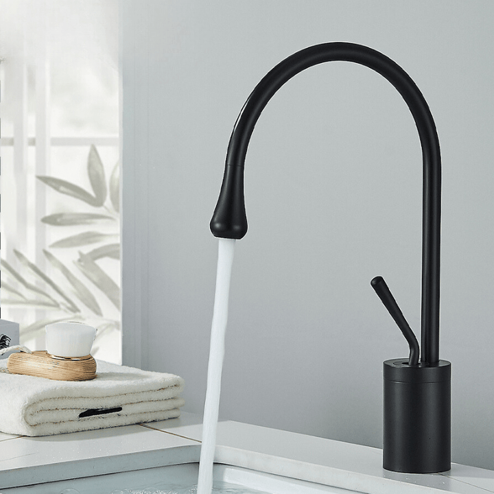 BowLift | BrassGlow - Warm & Cold Mixer Tap for the Sink