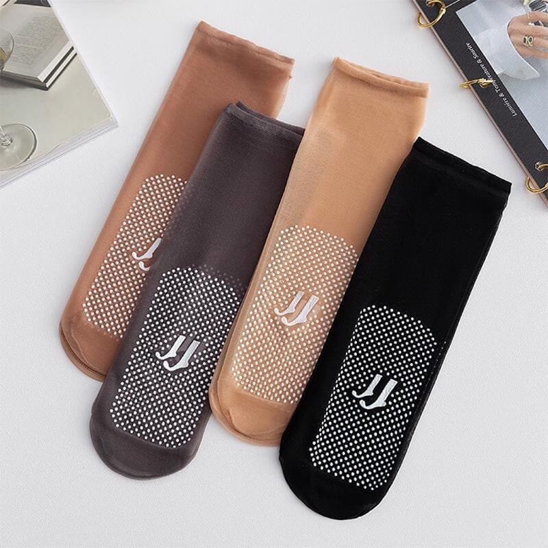 Invisible, Non-slip Crystal Silk Socks | Bowlift