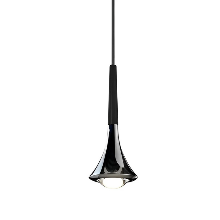 BowLift | Scandinavian Pendant Lamp in Droplet Shape of Metal