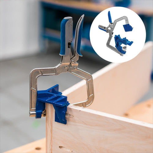 90-degree corner clamp and 