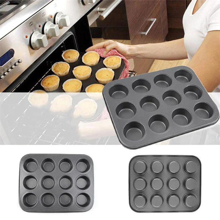 12 Molds Muffin And Cupcake Tray Bowlift