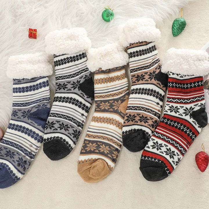 BowLift | Snowflake Ultra-thick  Slipper Home Socks