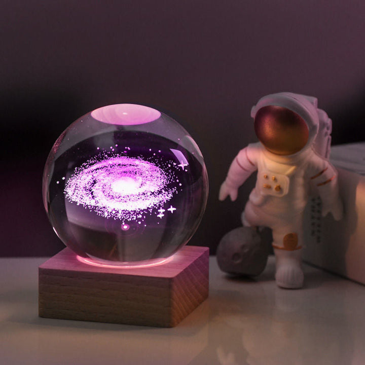 BowLift | 3D Galaxy Crystal Ball Night Light Decorative Lamp