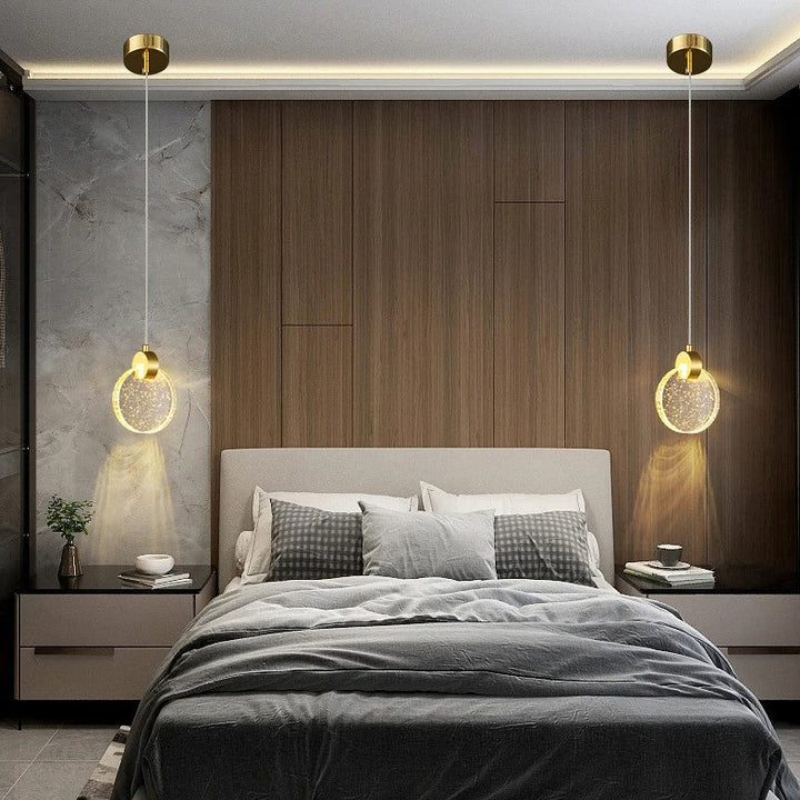 RayonsD’Or – Glass Ceiling Lamp for Elegant Atmosphere Bowlift