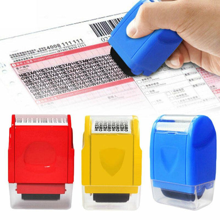 Identity Theft Protection Privacy Seal Roller Stamp | Bowlift
