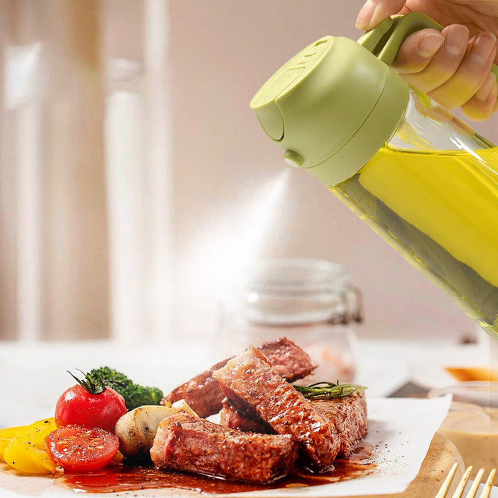 2-in-1 Glass Oil Sprayer and Dispenser | Bowlift