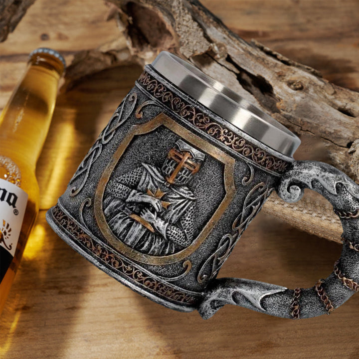 Creative Stainless Steel Medieval Mug Tankard for Beer Coffee | Bowlift