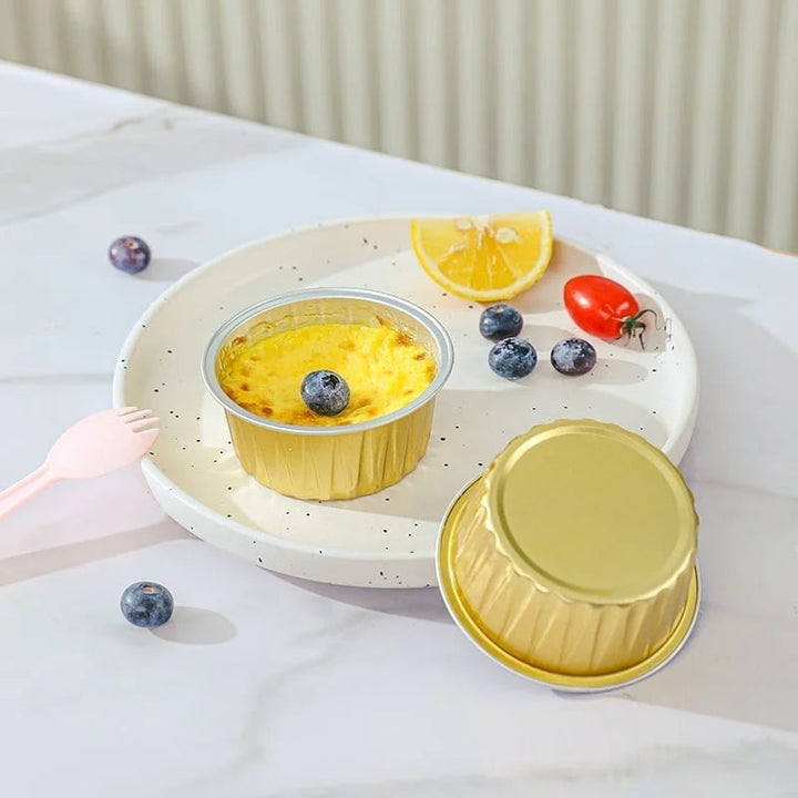 Reusable Round Aluminum Foil Tin Cups | Bowlift