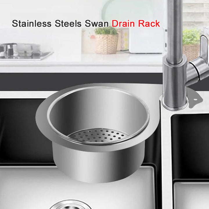 Stainless Steel Swan Sink Strainer Basket | Bowlift