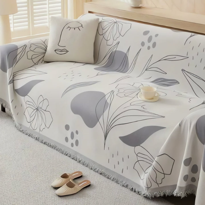 BowLift | Floral Essence Chenille Sofa Wrap