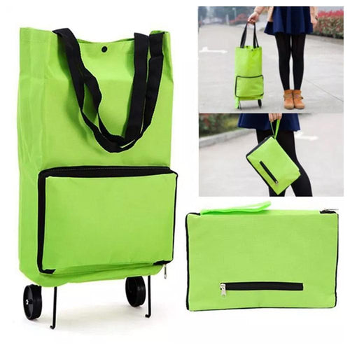 Portable collapsible shopping cart | Bowlift