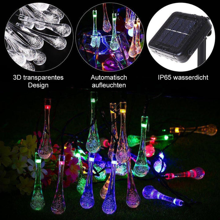 BowLift | LED Water Drop Solar Lights
