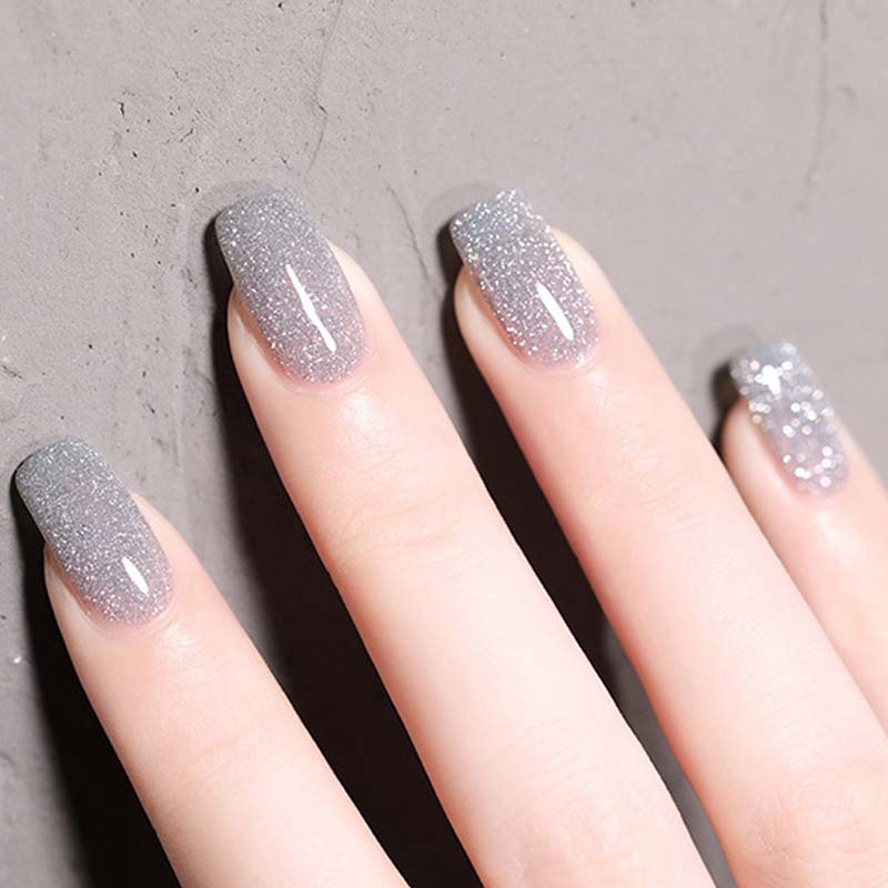 High density glitter nail gel polish | Bowlift