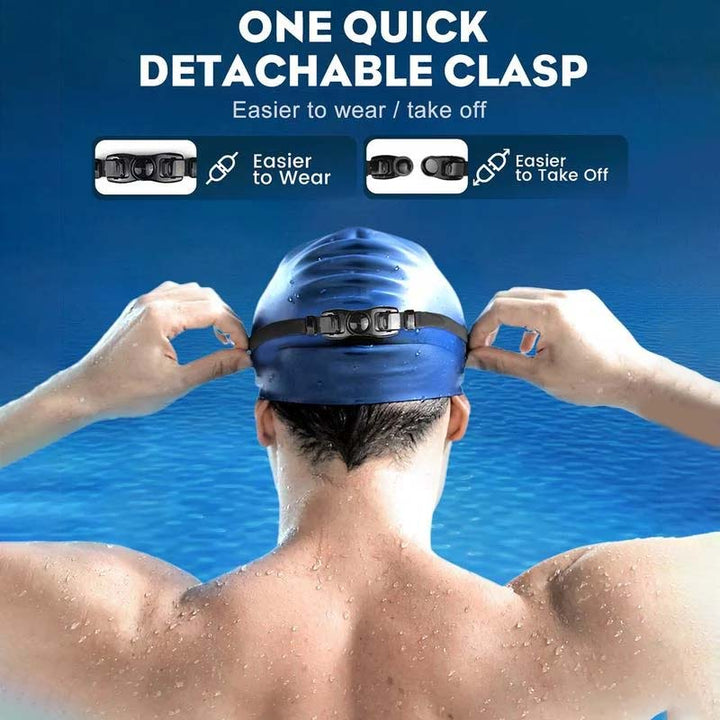 Wide View Anti-Fog Swimming Goggles Bowlift