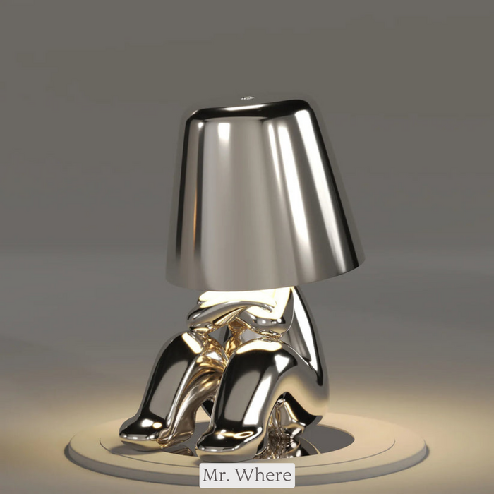 BowLift | 5 Brothers Wireless Table Lamp – Rechargeable LED Designer Lamp with Dimmable Light (Warm White)