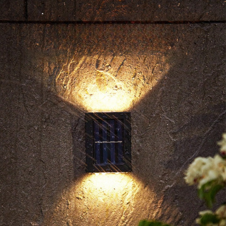 BowLift | LuxeSolar Elegant LED Wall Lamp | Sustainable solar energy with automatic operation