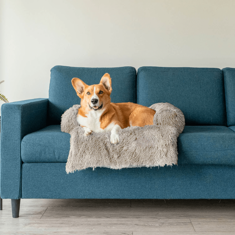 BowLift | Water Repellent Dog Bed Protection with Soft Vegan Fur – Non-slip, Comfortable, Suitable for All Dog Sizes