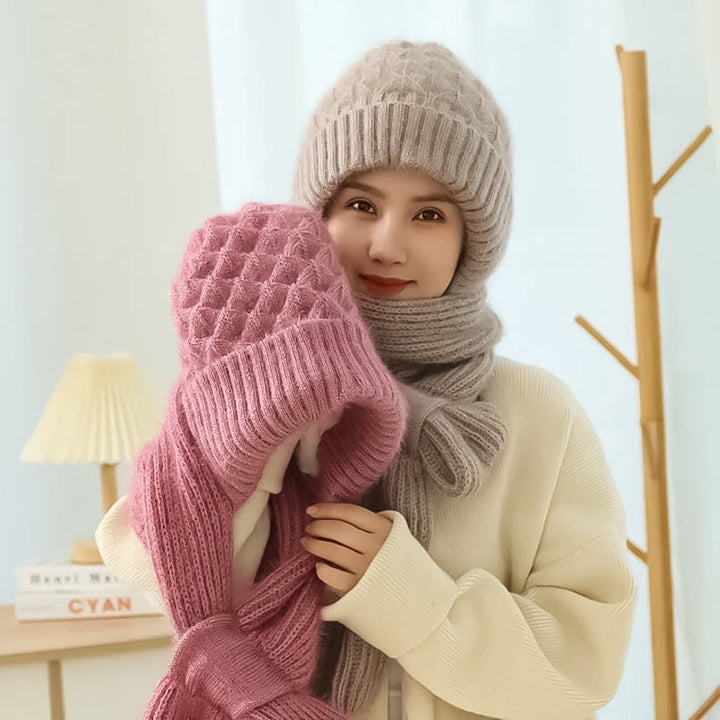 BowLift | Integrated hearing protection windproof hat scarf