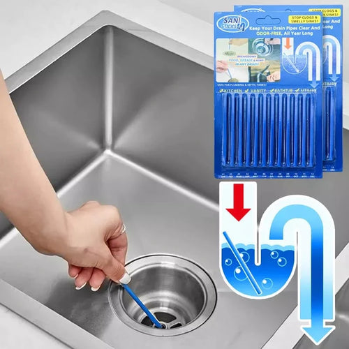 Sani Sticks Drain Cleaner - Pack Of 12 Bowlift