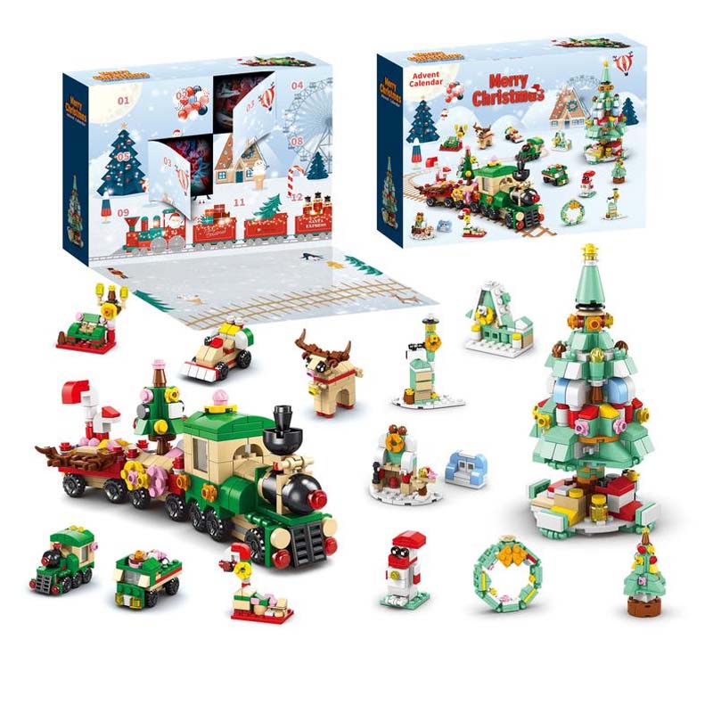 BuildJoy - Festive Building Blocks Advent Calendar Bowlift